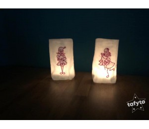 Stickserie - Line Art Weihnachtselfe